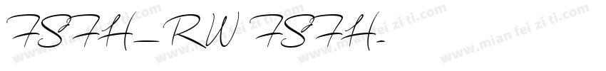 FSFH—RW FSFH字体转换